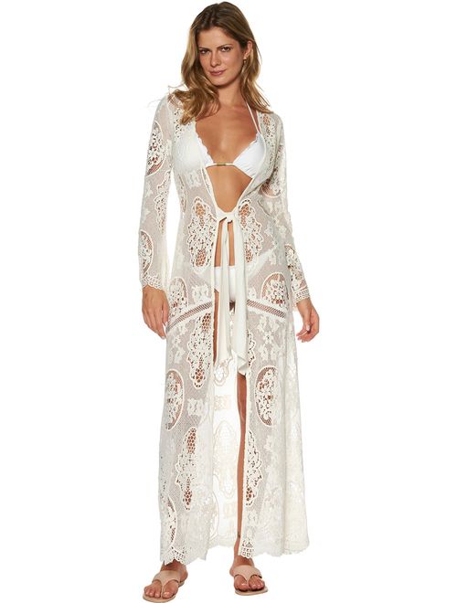 Kaftan Longo em Guipure Celebrate