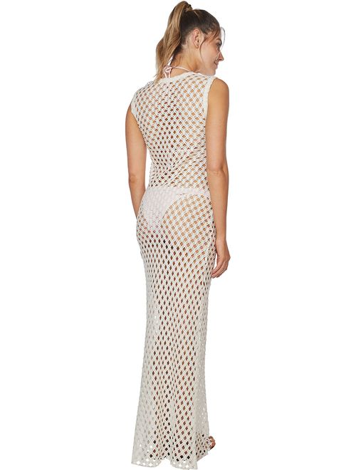 Vestido Longo Liso em Tela