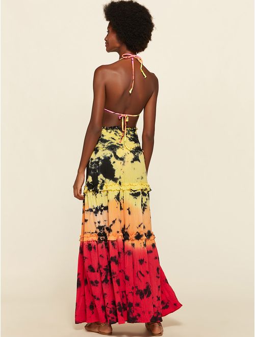 Saia Longa Estampada Cali