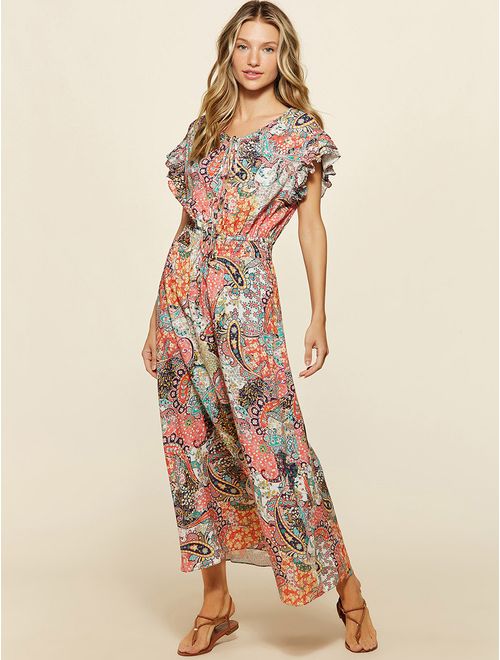 Vestido Midi Estampado Cartagena