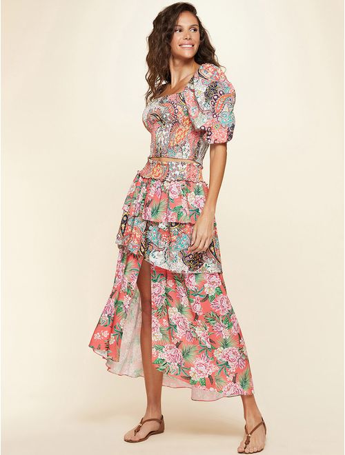 Cropped Estampado Cartagena