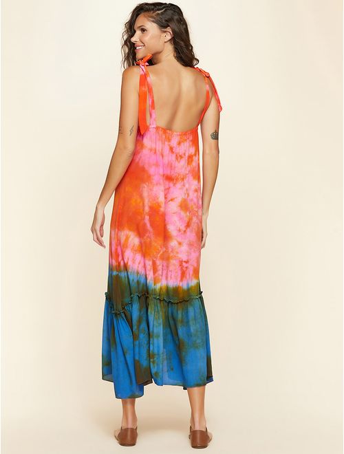 Vestido Estampado Longo Isla