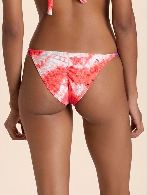 Tanga Lateral Estreita Estampada Barva