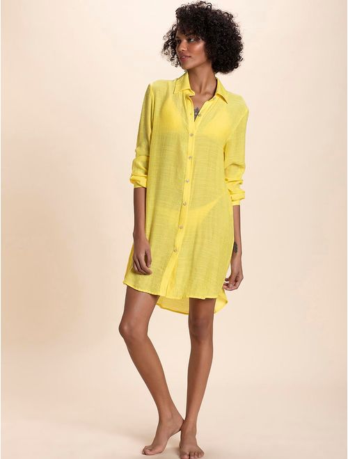 Camisa Manga Longa Shantung