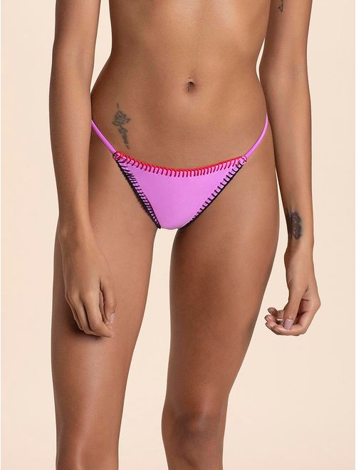 Tanga Lateral Estreita Lisa Mãe é Sol