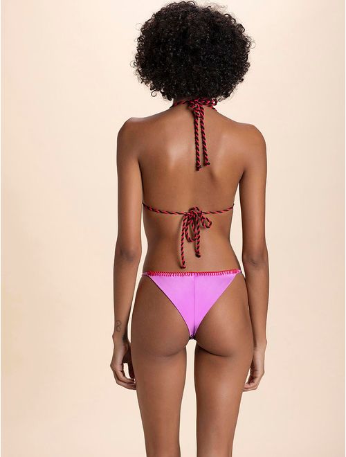 Top Cortininha + Tanga Lateral Estreita Mãe é Sol