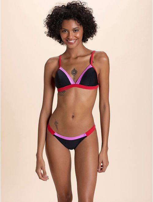 Top Triângulo + Tanga Lateral Média Mãe é Sol