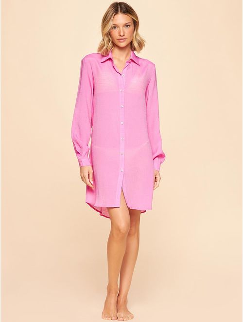 Camisa Manga Longa Shantung