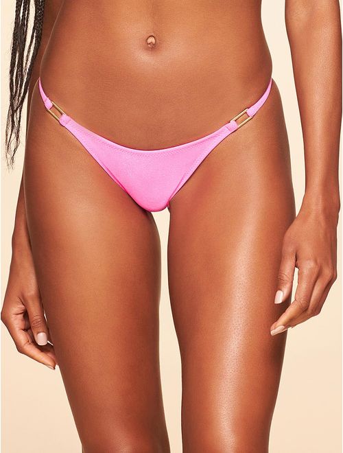 Tanga Lateral Estreita Lisos Atoalhados Neon