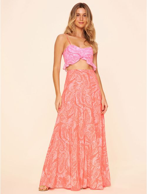 Saia Longa Estampada Paradise