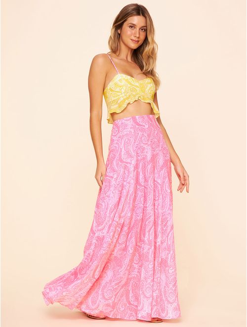 Saia Longa Estampada Paradise