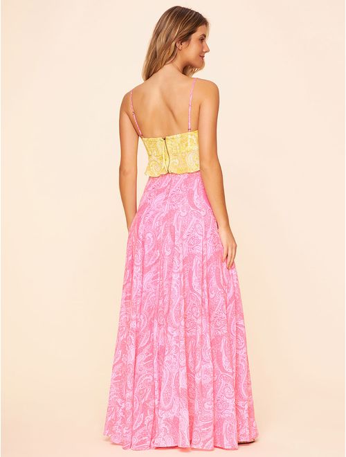 Saia Longa Estampada Paradise