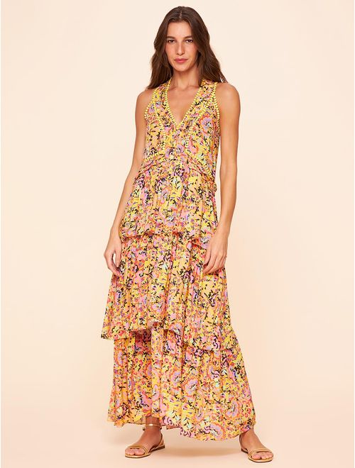Vestido Longo Estampado Swell