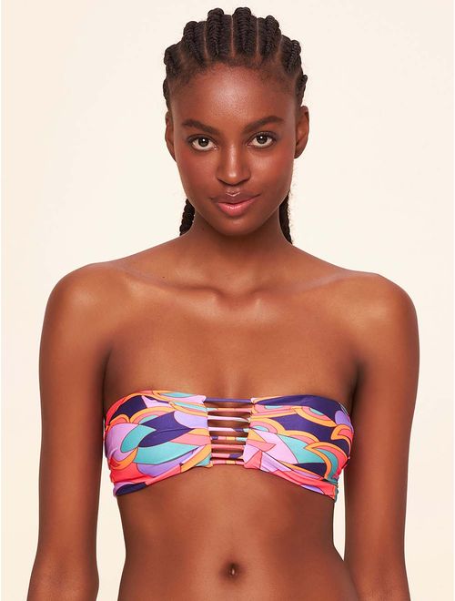 Top Bandeau Estampado Waves
