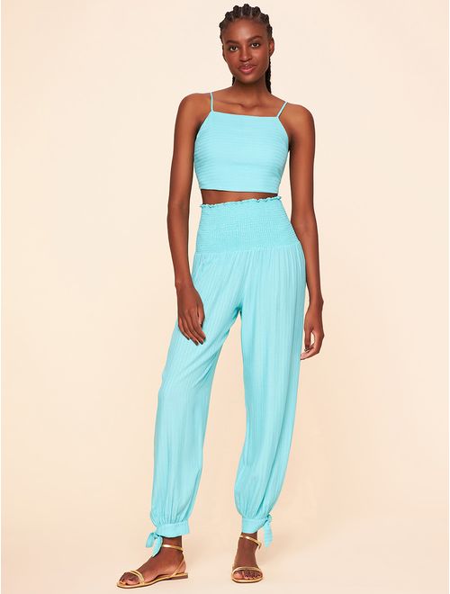 Cropped Regata + Calça Lisa Cambraia Colors