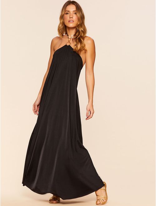 Vestido Longo Frente Única Keranas