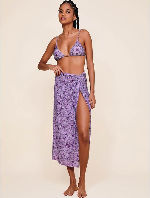 Saia Midi Estampada Raya