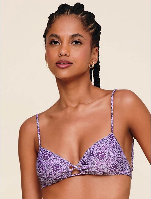 Top Cut Out Estampado Raya