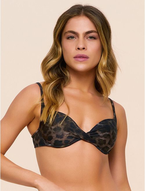 Top Meia Taça Estampado Raja