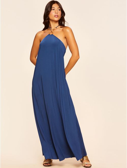 Vestido Longo Frente Única Padang