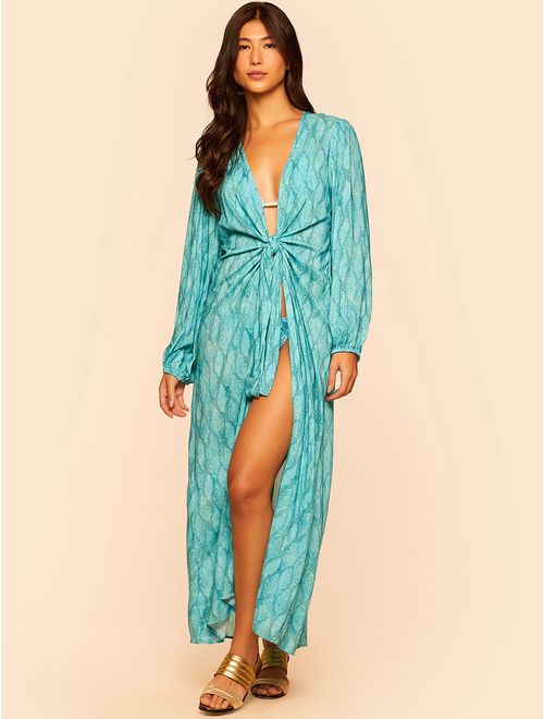 Vestido Longo Com Amarração Pantai