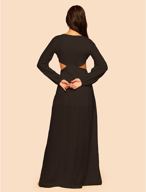 Vestido Cut Out em Linho Lampu