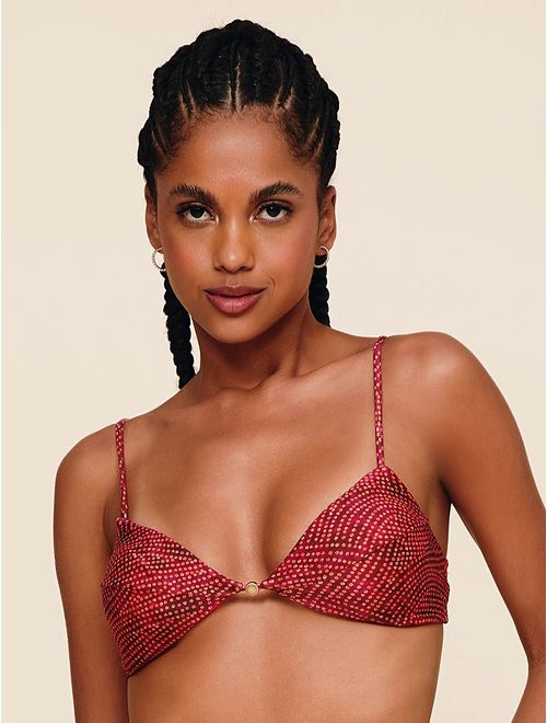 Top Triângulo Estampado Sanur