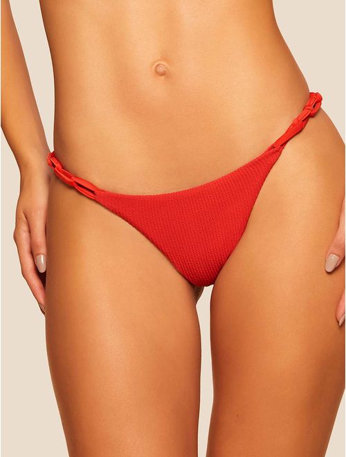Tanga Lateral Estreita Lisos Chilli