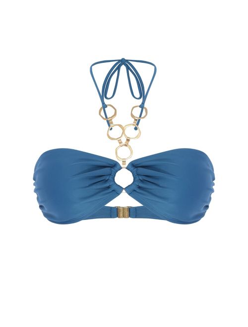 Top Frente Única Liso Laguna