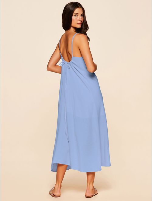 Vestido Midi Lisos Solanas Hortênsia