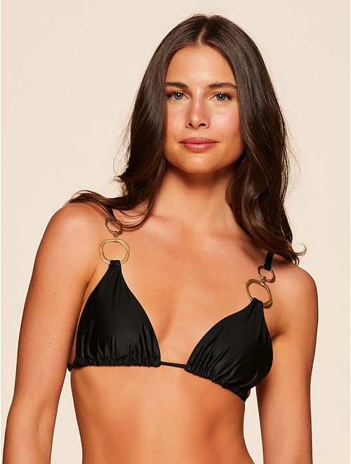 Top Cortininha Lisos Bikini