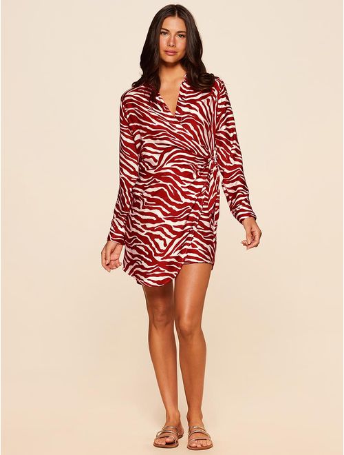 Vestido Curto Estampado Soleado