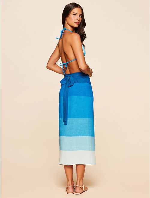 Saia Pareô Estampada Punta