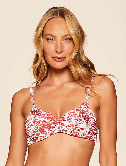 Top Meia Taça Estampado Chica