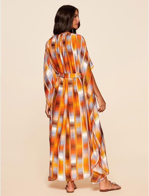 Kaftan Longo Estampado Solanas