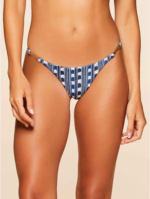 Tanga Lateral Estreita Estampada Montevidéu