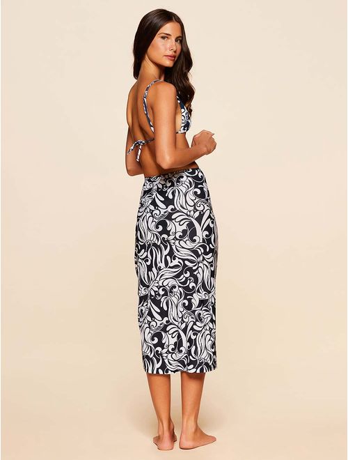 Saia Midi Estampada Verano