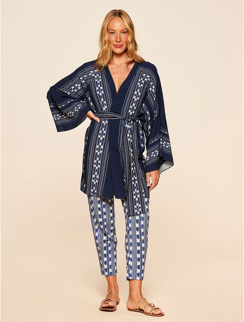 Kimono em Linho Lisos Montevidéu