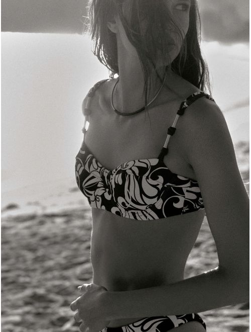 Top Meia Taça Estampado Verano