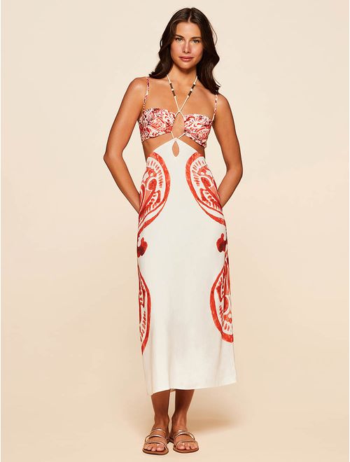 Vestido Midi em Linho Chica