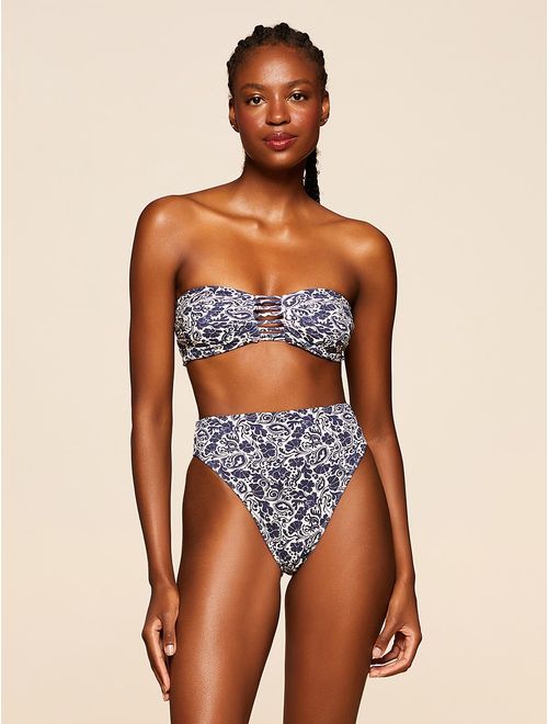 Top Bandeau + Hot Pants Estampada Sueños