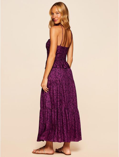 Vestido em Viscose com Seda Guapa