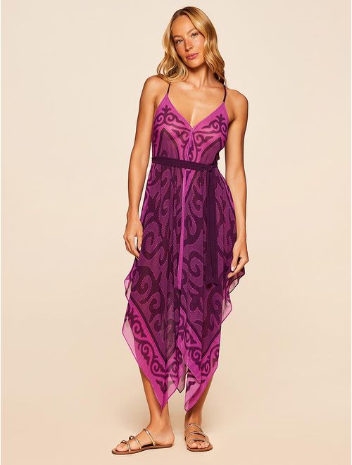 Vestido Midi com Seda Guapa