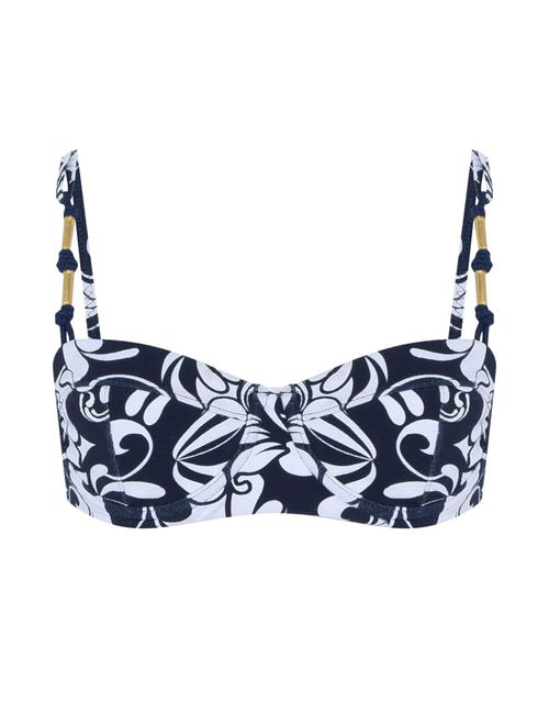 Top Meia Taça Estampado Verano