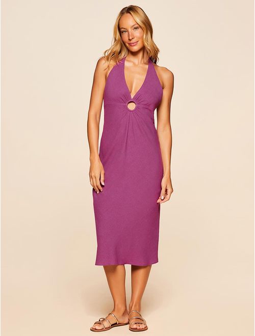 Vestido Midi em Linho Lisos Guapa