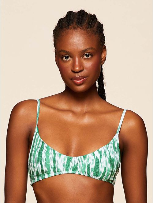 Top Faixa Estampado Playa