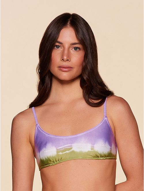 Top Faixa Estampado Trópico
