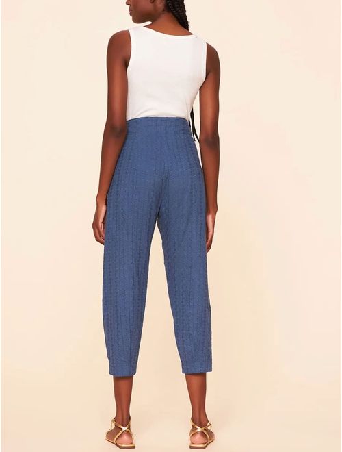 Calça Lisa Com Pregas Laise Colors