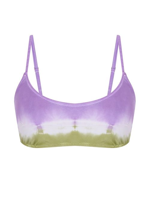 Top Faixa Estampado Trópico