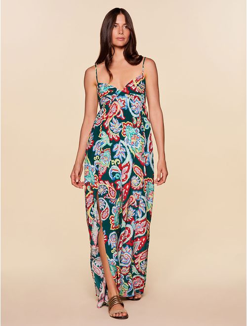 Vestido Longo Estampado Puerto